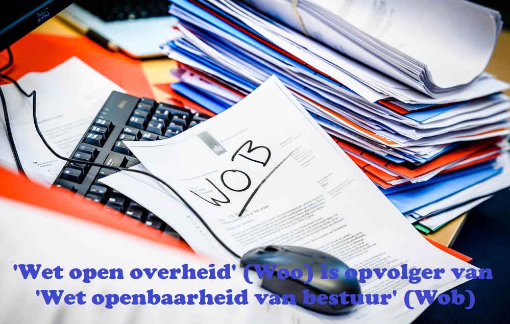 Wet open overheid (Woo) regelt recht op overheidsinformatie