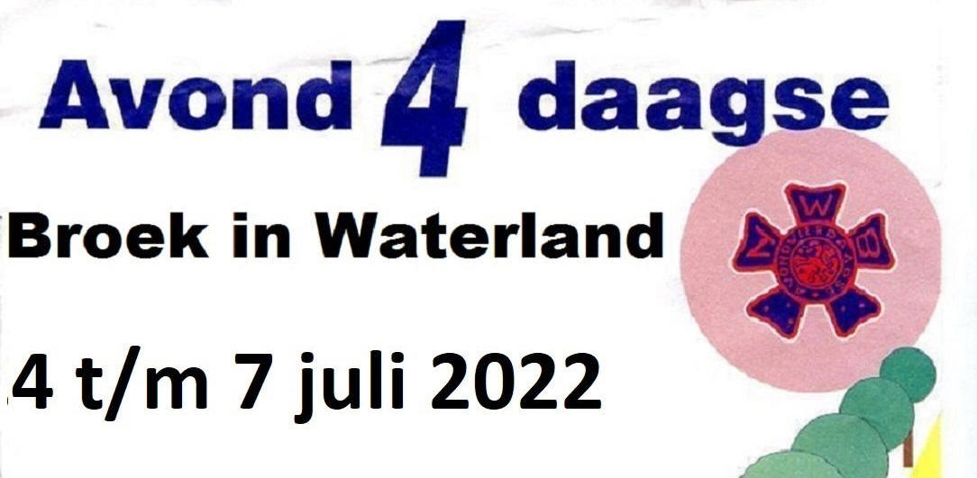 Avond4daagse 2022 in Broek in Waterland 5 en 10 km