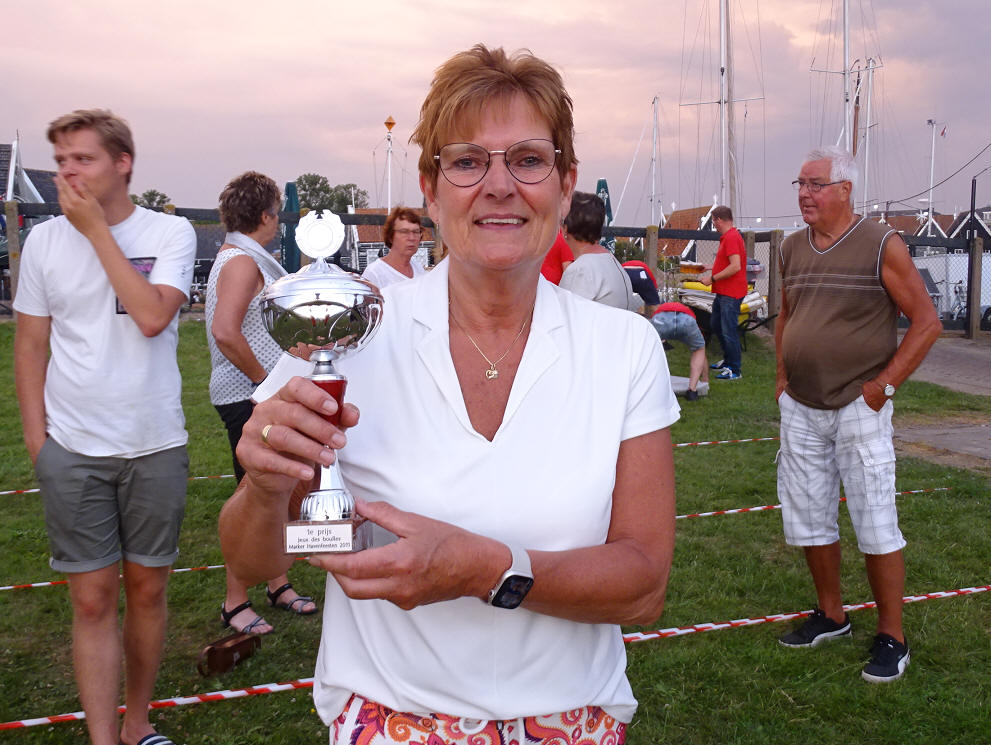 Pietertje Commandeur wint Jeu de Boules Marker Havenfeesten