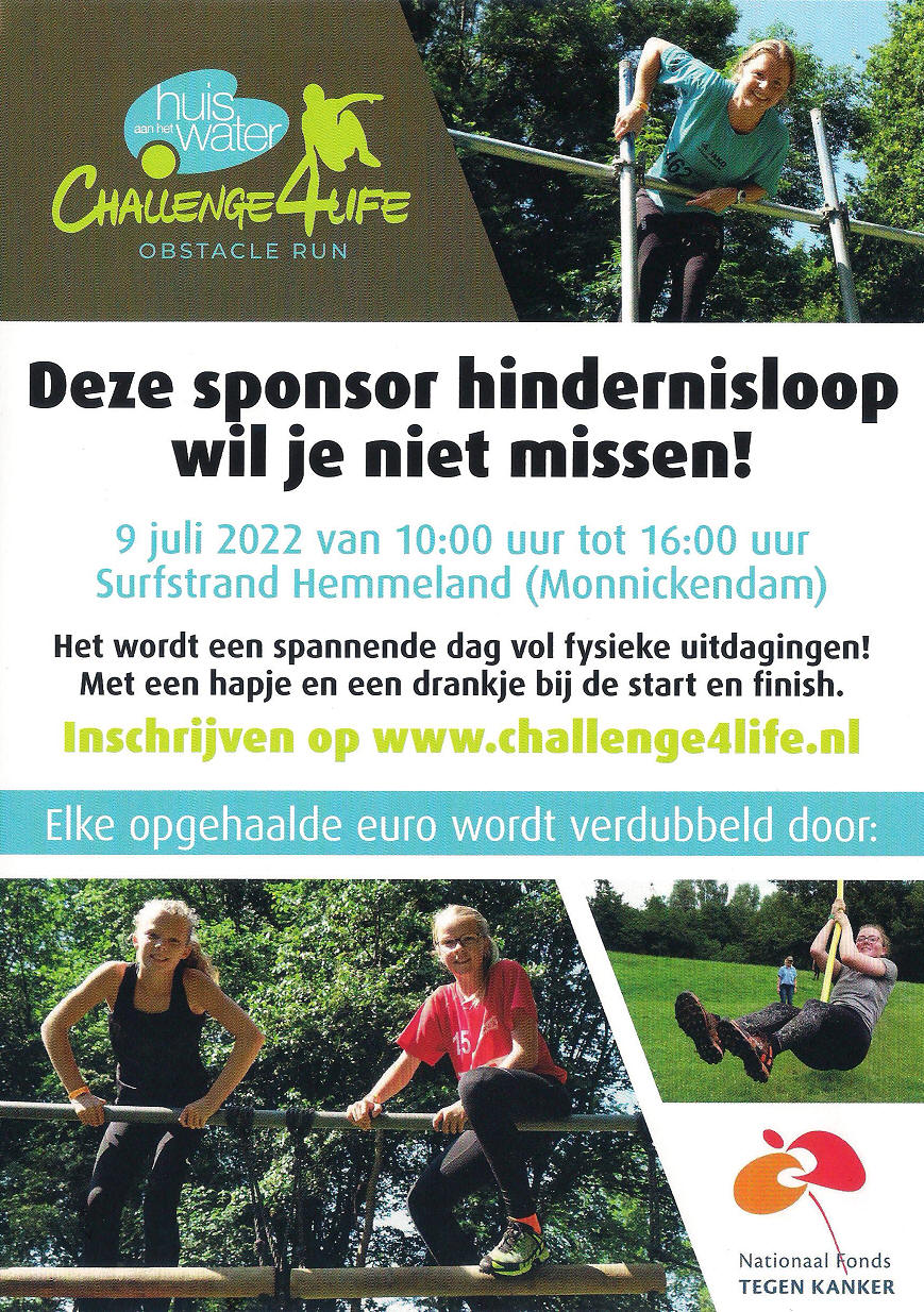 Challenge4Life op zaterdag 9 juli 2022