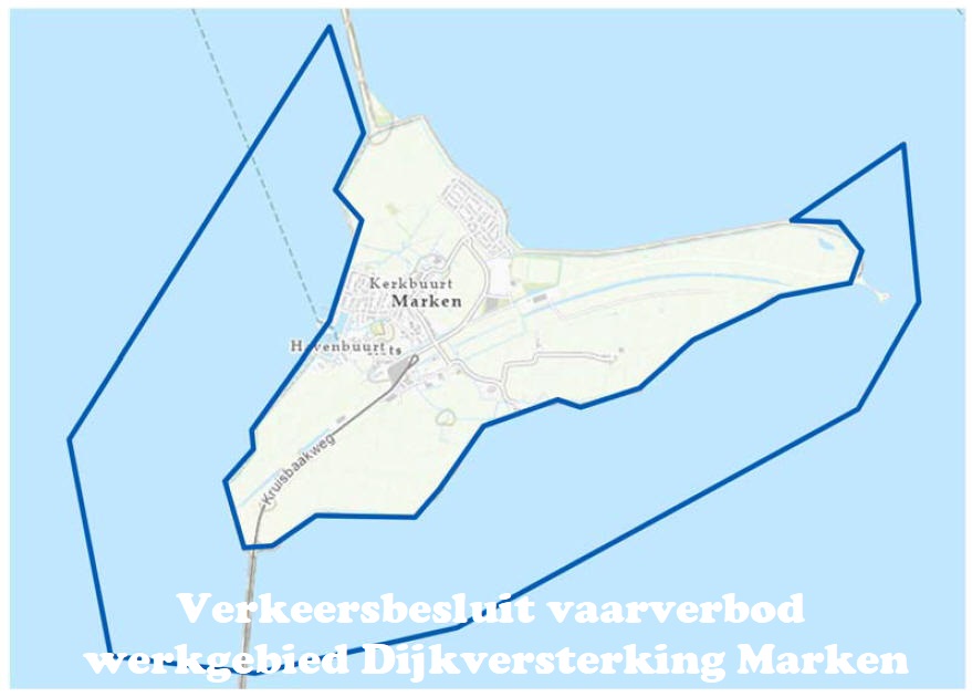 Verkeersbesluit vaarverbod werkgebied Dijkversterking Marken