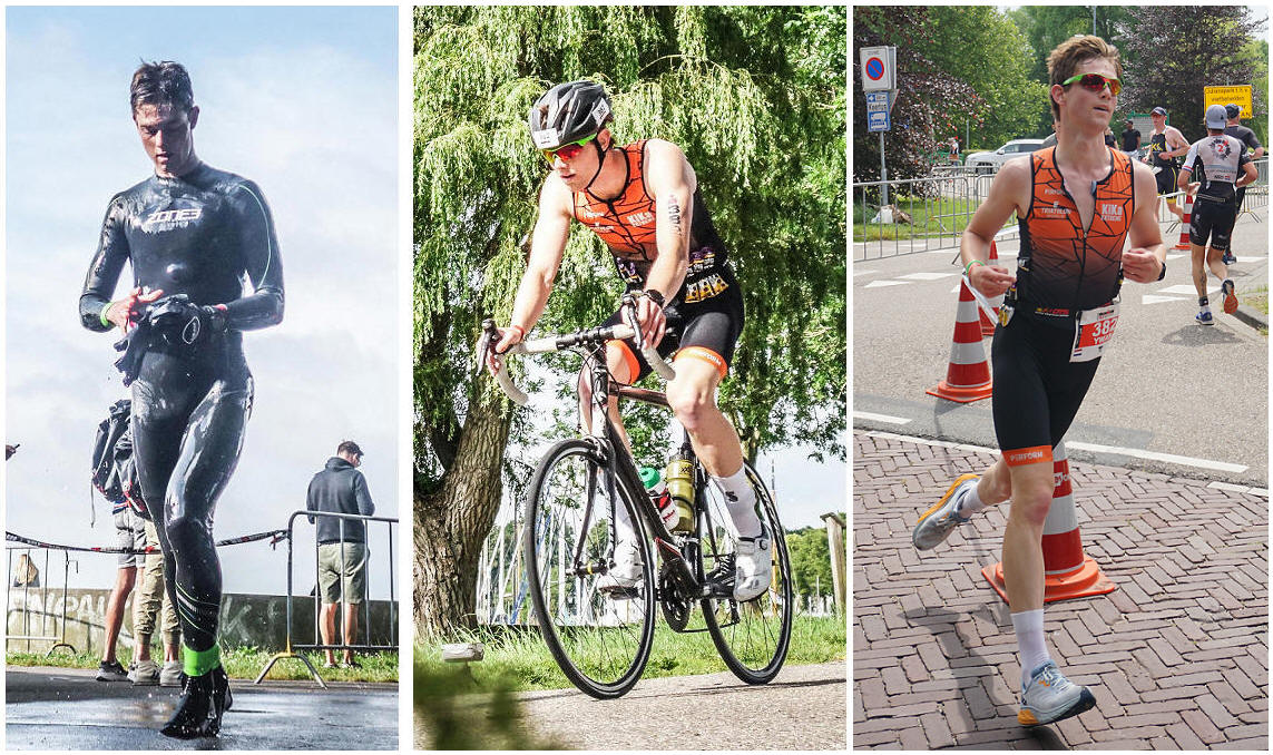 Ywan Blijleven voltooit 'Ironman West-Friesland' binnen zes uur