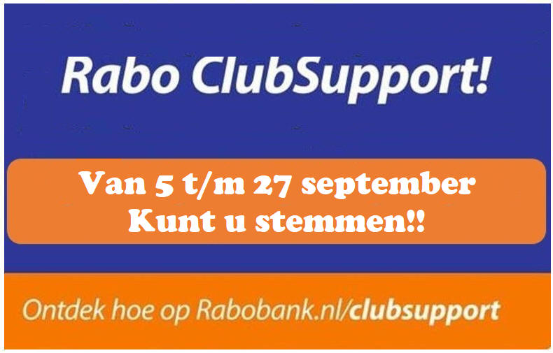 Rabobank leden kunnen stemmen voor de Rabo ClubSupport