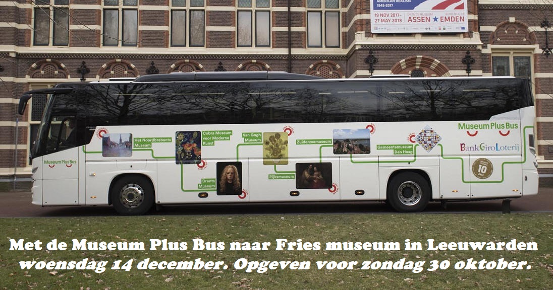 Met de Museum Plus Bus naar Fries museum in Leeuwarden