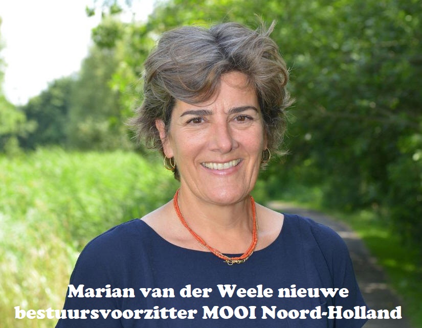 Marian van der Weele nieuwe bestuursvoorzitter MOOI Noord-Holland