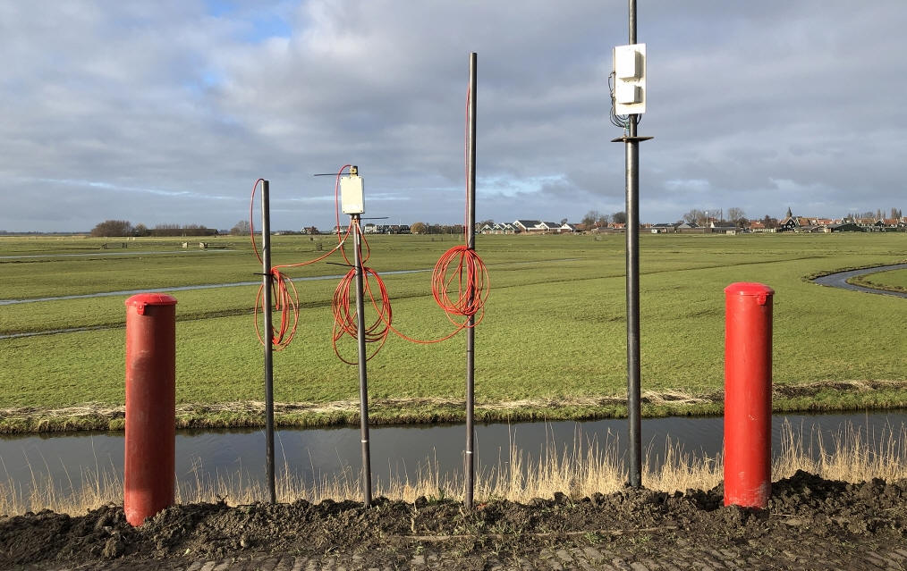 Monitoringsapparatuur Dijkversterking Marken