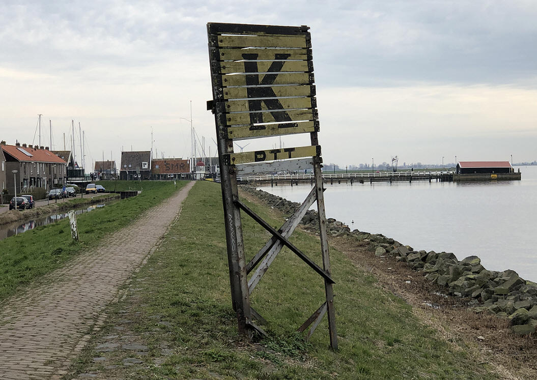 K bord op de Westkade wordt verwijderd