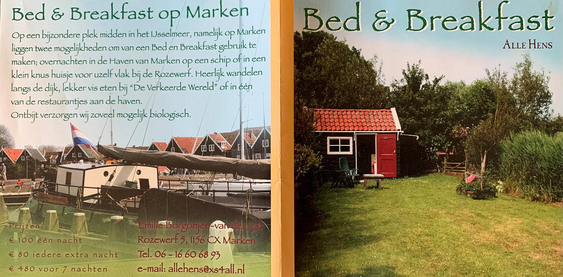 Wie heeft er zin in een bijbaantje op Marken?