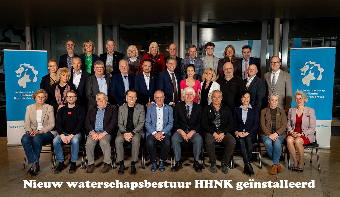 Nieuw waterschapsbestuur HHNK geïnstalleerd