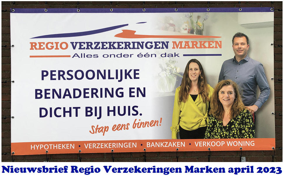 Nieuwsbrief Regio Verzekeringen Marken april 2023