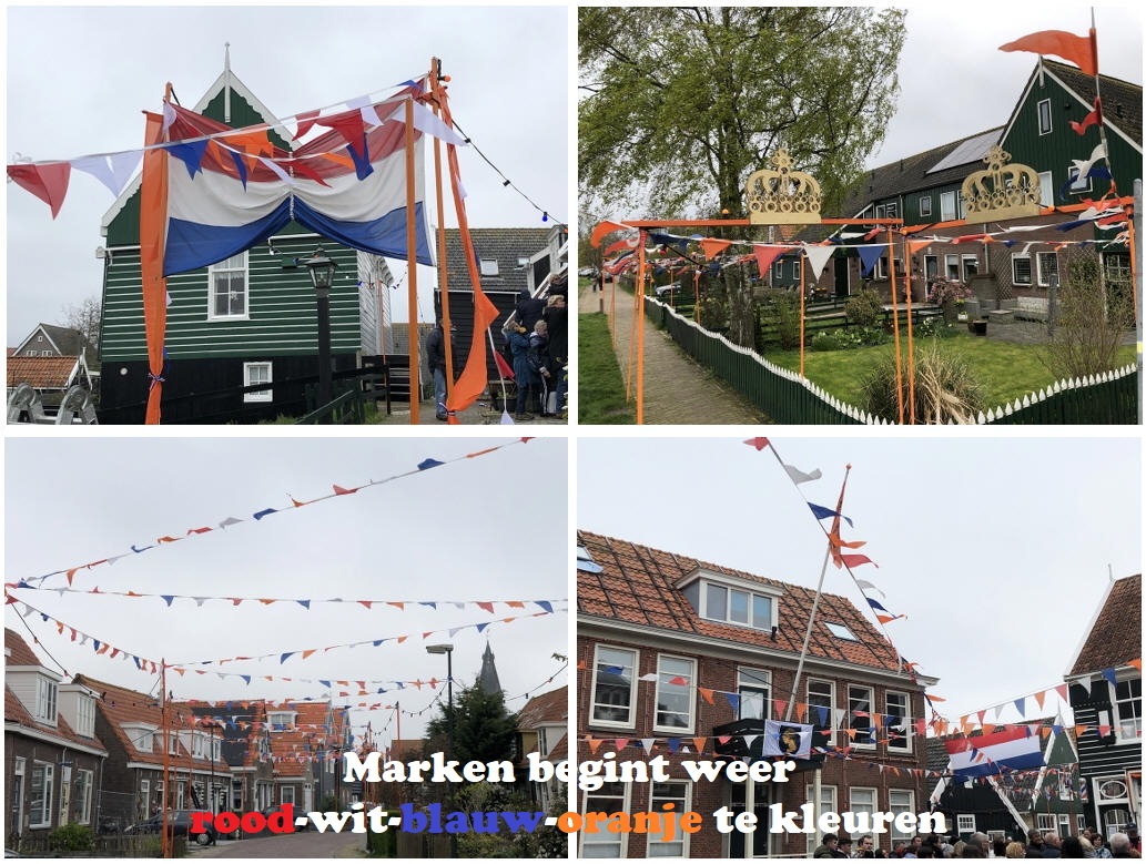 Marken begint weer rood-wit-blauw-oranje te kleuren