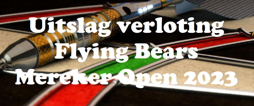 Uitslag verloting Flying Bears Mereker Open 2023