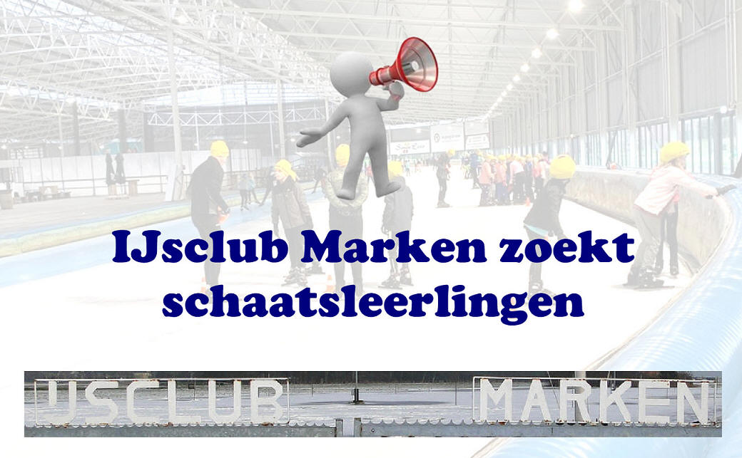 IJsclub Marken zoekt schaatsleerlingen