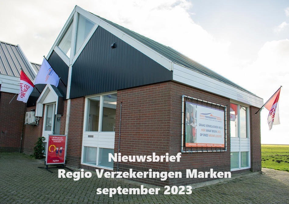 Nieuwsbrief Regio Verzekeringen Marken september 2023