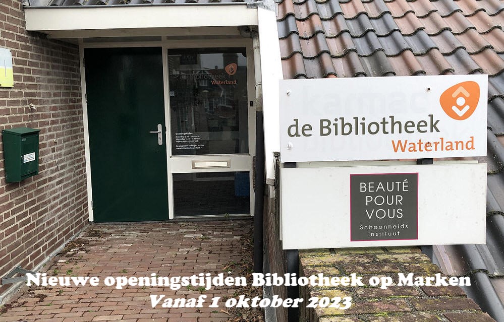 Nieuwe openingstijden Bibliotheek op Marken