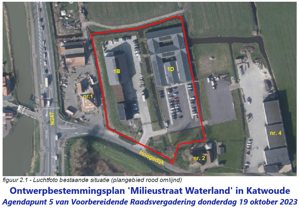 Ontwerpbestemmingsplan 'Milieustraat Waterland' in Katwoude