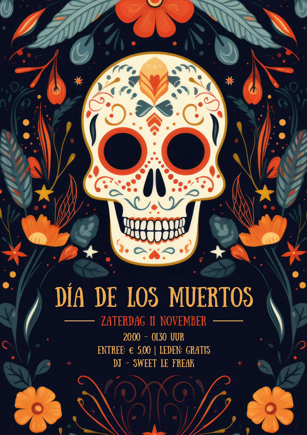 Zaterdag 11 november: 'Dia de Los Muertos' in de Zonnewijzer