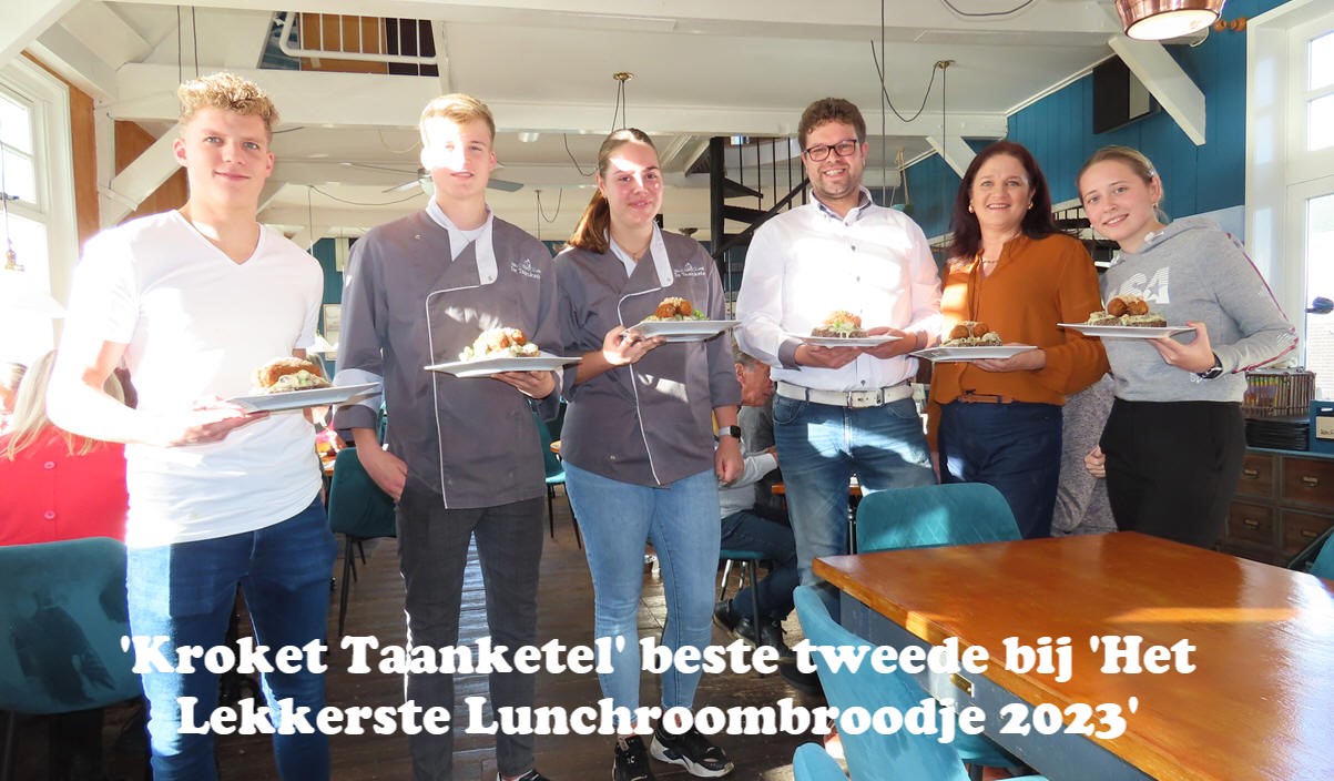 'Kroket Taanketel' beste tweede bij 'Het Lekkerste Lunchroombroodje 2023'