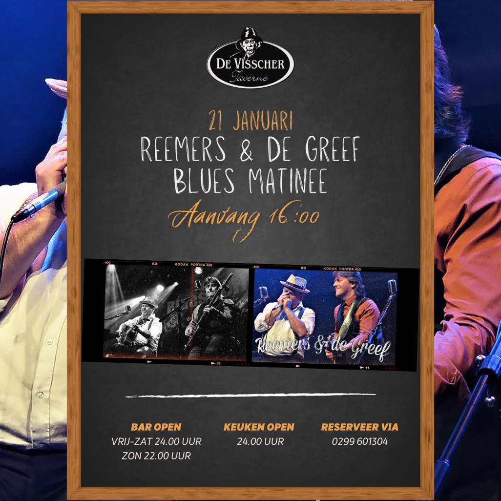 Reemers &amp; De Greef Blues Matinee bij 'De Visscher'