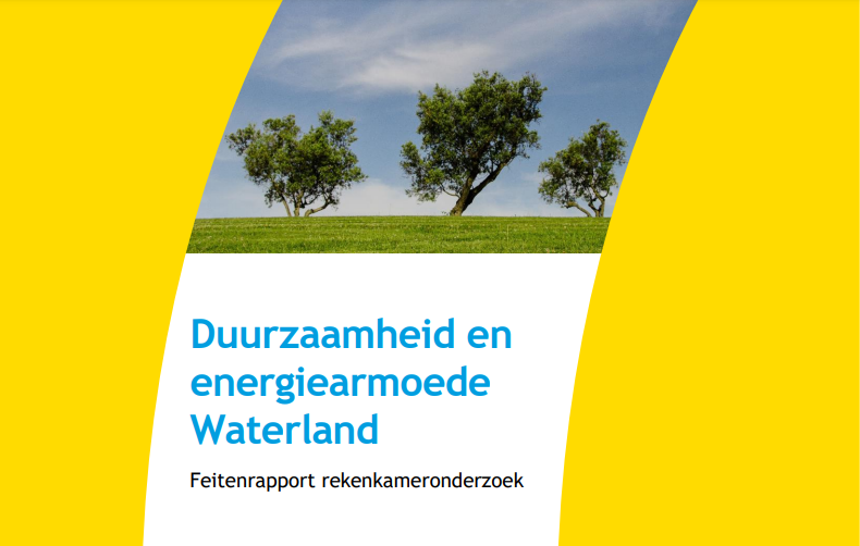 Rekenkamercommissie Waterland kritisch op rol van de raad op gebied van ‘duurzaamheid en energiearmoede’