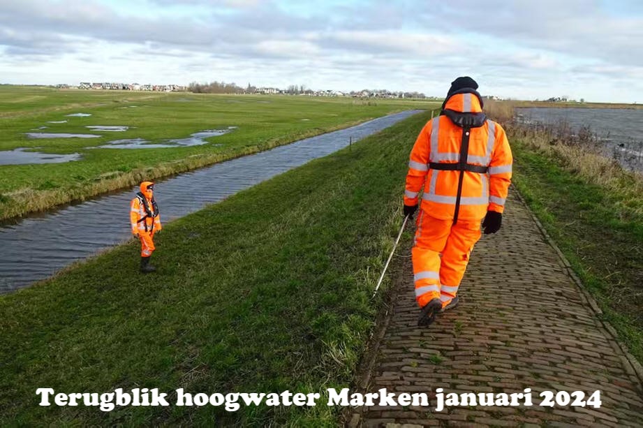 Terugblik hoogwater Marken januari 2024