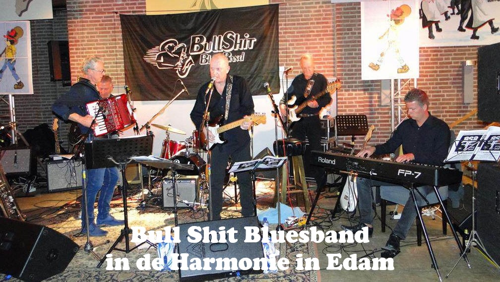 Bull Shit Bluesband in de Harmonie in Edam