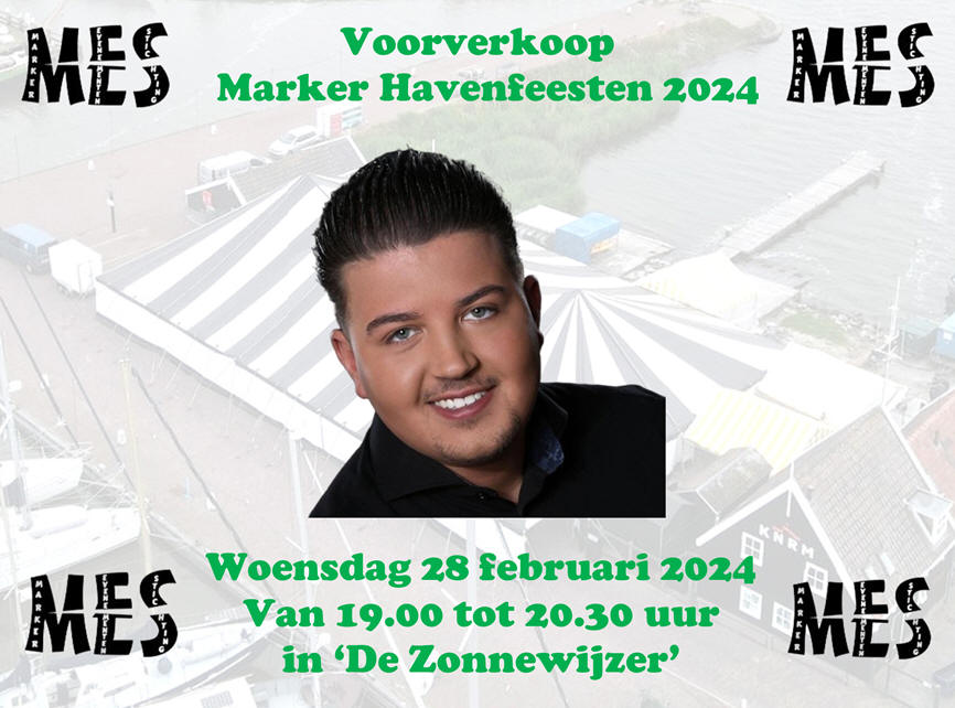 Voorverkoop Marker Havenfeesten 2024