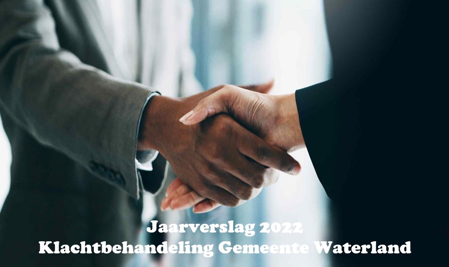 Jaarverslag 2022 Klachtbehandeling Gemeente Waterland