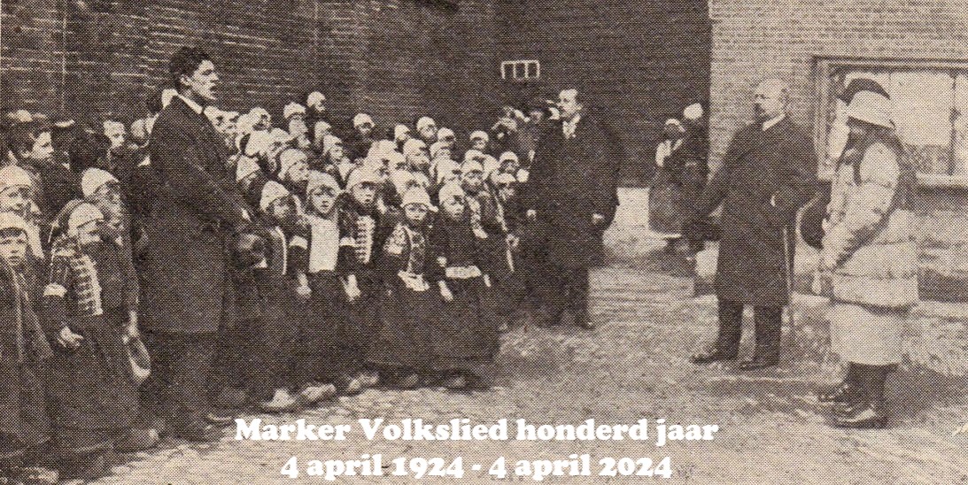 Marker Volkslied honderd jaar