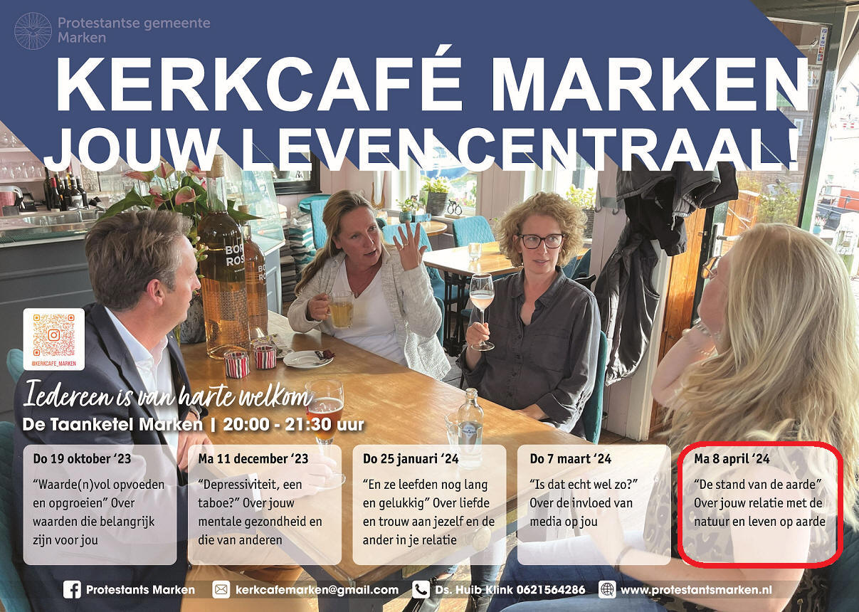 Kerkcafé Marken 8 april, een verslag