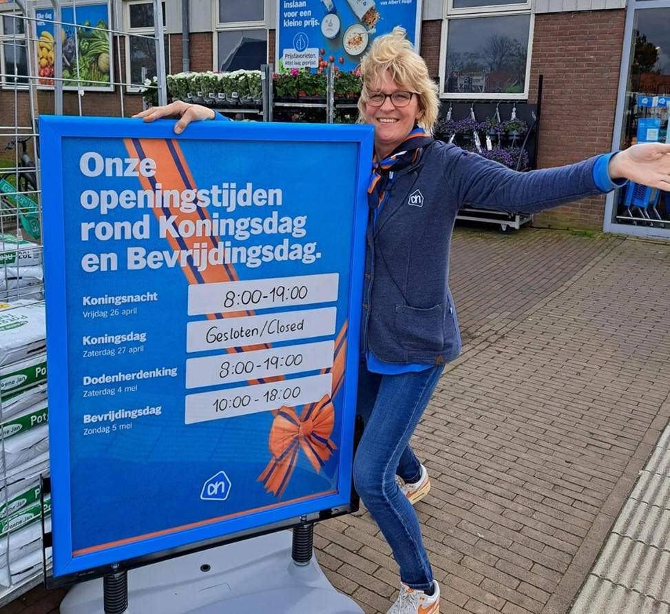 Openingstijden AH Marken rond Koningsdag en Bevrijdingsdag