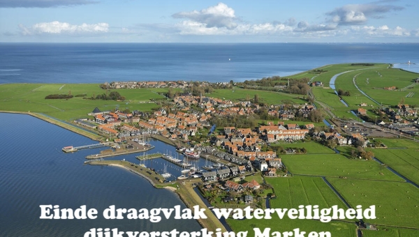 Einde draagvlak waterveiligheid dijkversterking Marken