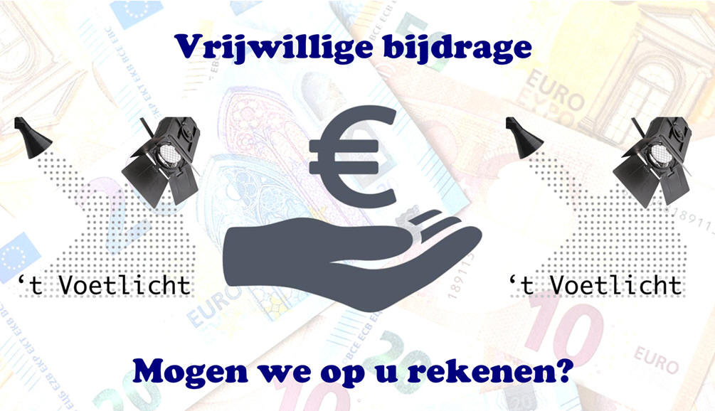 Vrijwillige bijdrage / Mogen we op u rekenen?