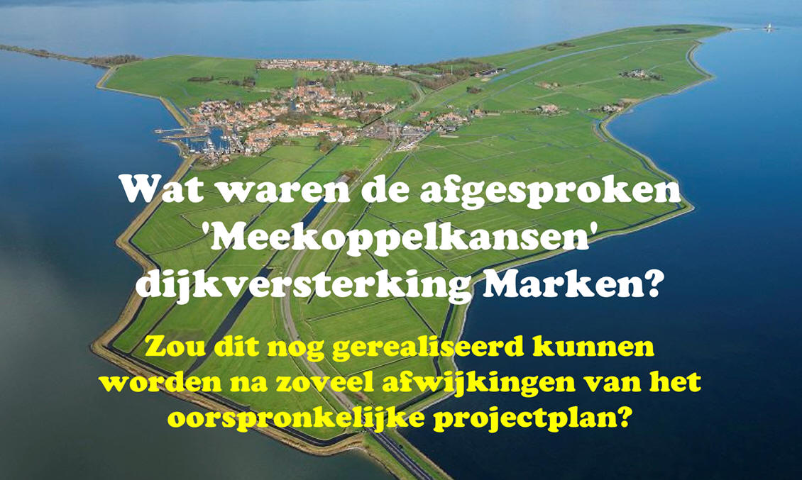 Wat waren de afgesproken 'Meekoppelkansen' dijkversterking Marken'?