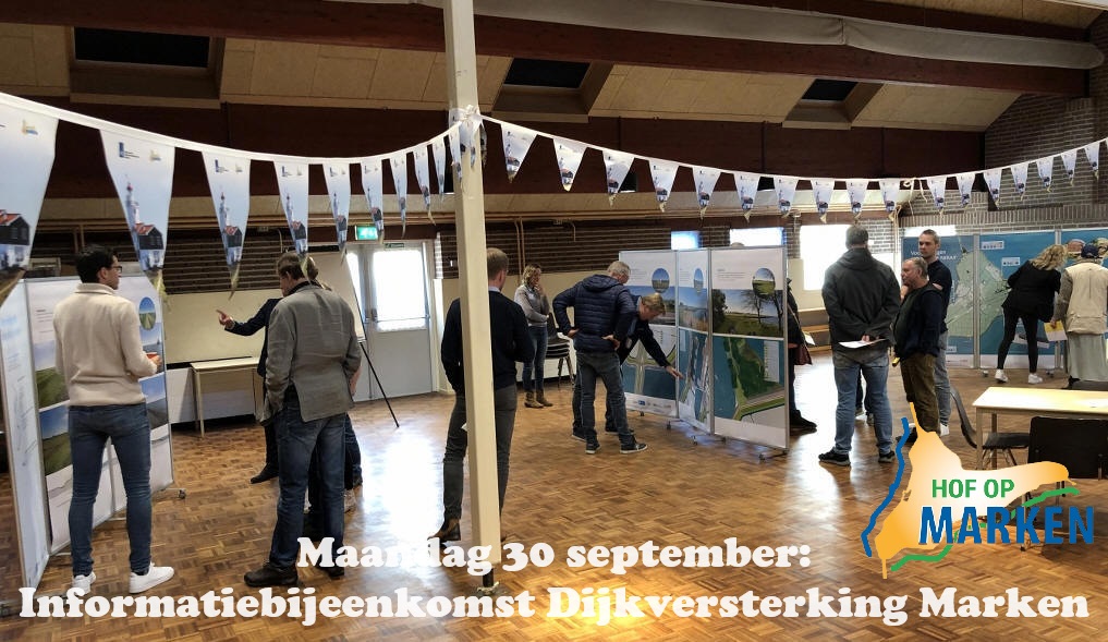 Maandag 30 september: Informatiebijeenkomst Dijkversterking Marken