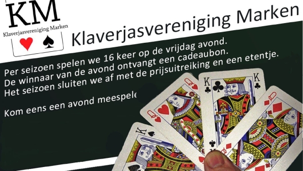 Het nieuwe Klaverjas seizoen staat voor de deur.