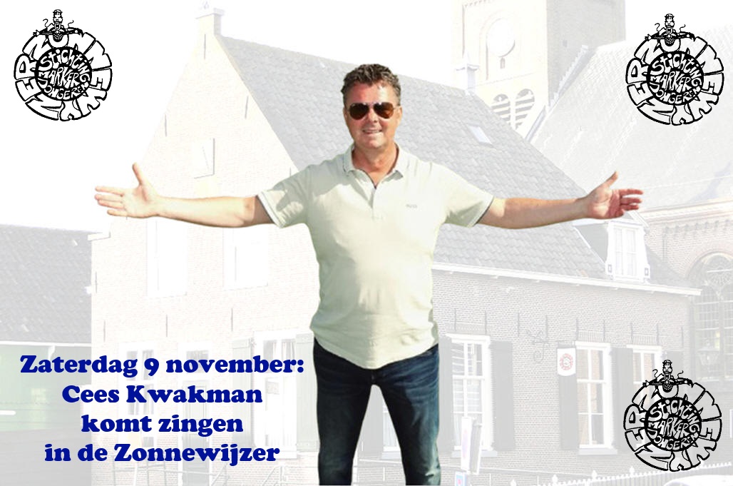 Cees Kwakman komt zingen in de Zonnewijzer