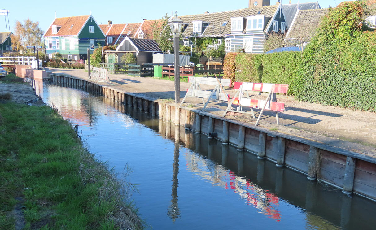 Dam tussen Buurterstraat en Kerkbuurt verwijderd