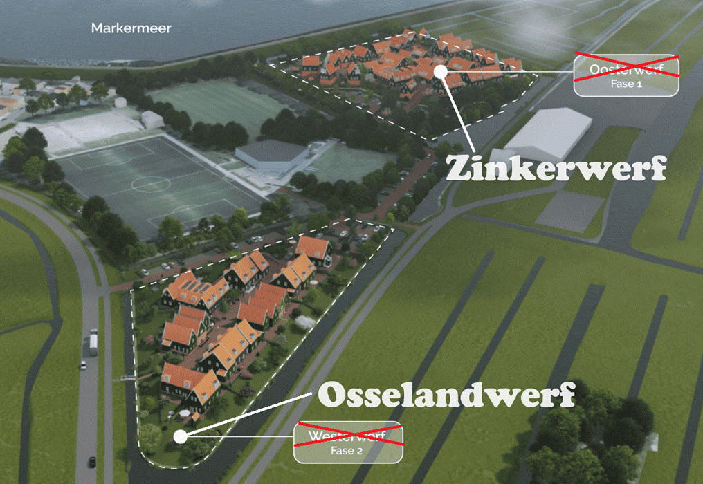 Toestemming voor het realiseren van 99 woningen Osselandwerf &amp; Zinkerwerf