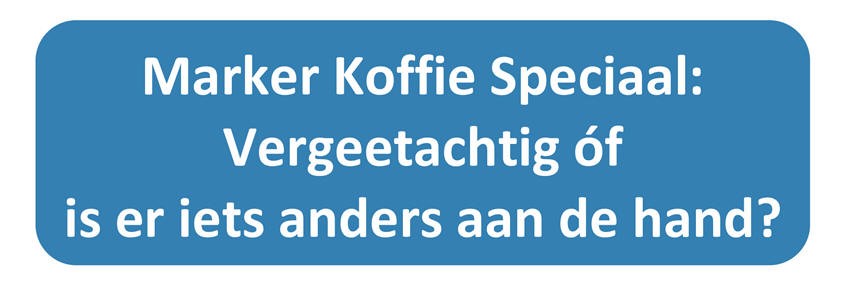 Maandag 25 november: 7e Marker Koffie Speciaal