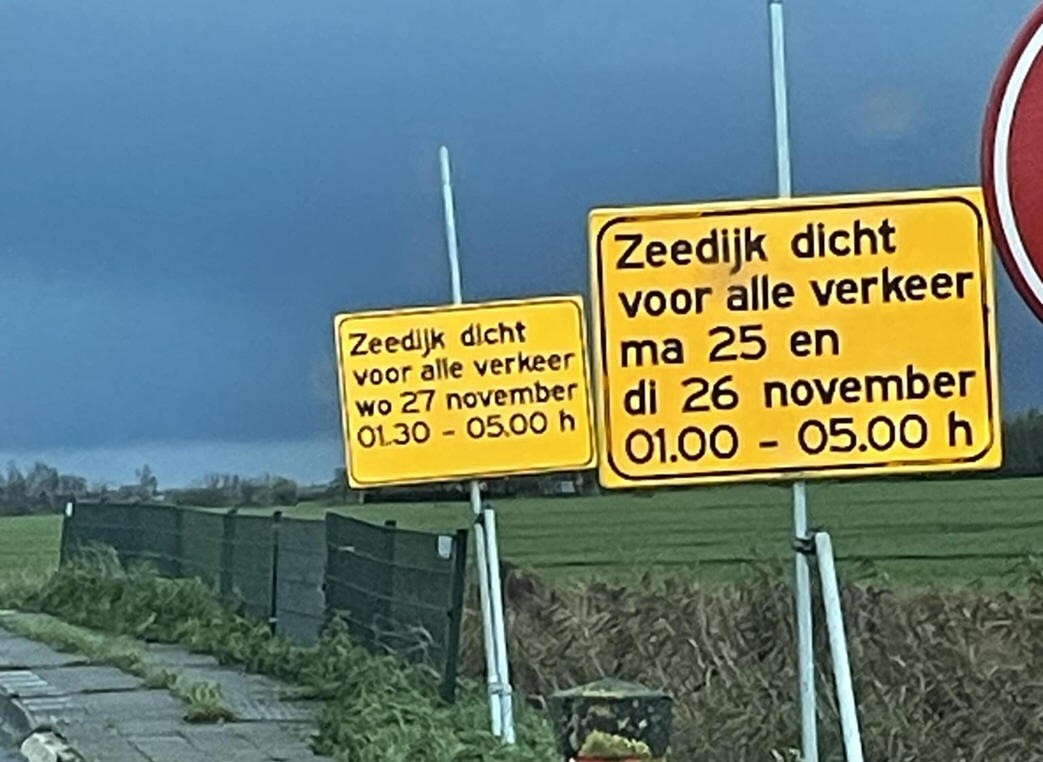 N518 drie nachten afgesloten