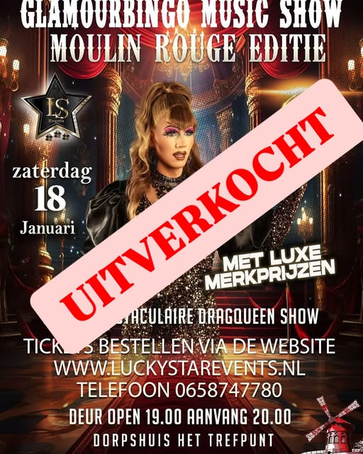 Glamourbingo Music Show in Het Trefpunt