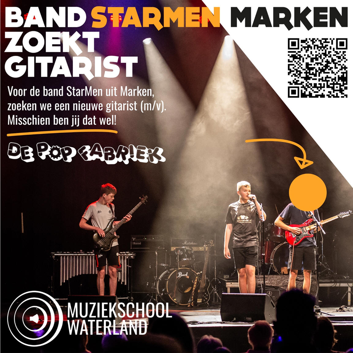 GEZOCHT: Gitarist voor Band 'Starmen' uit Marken!