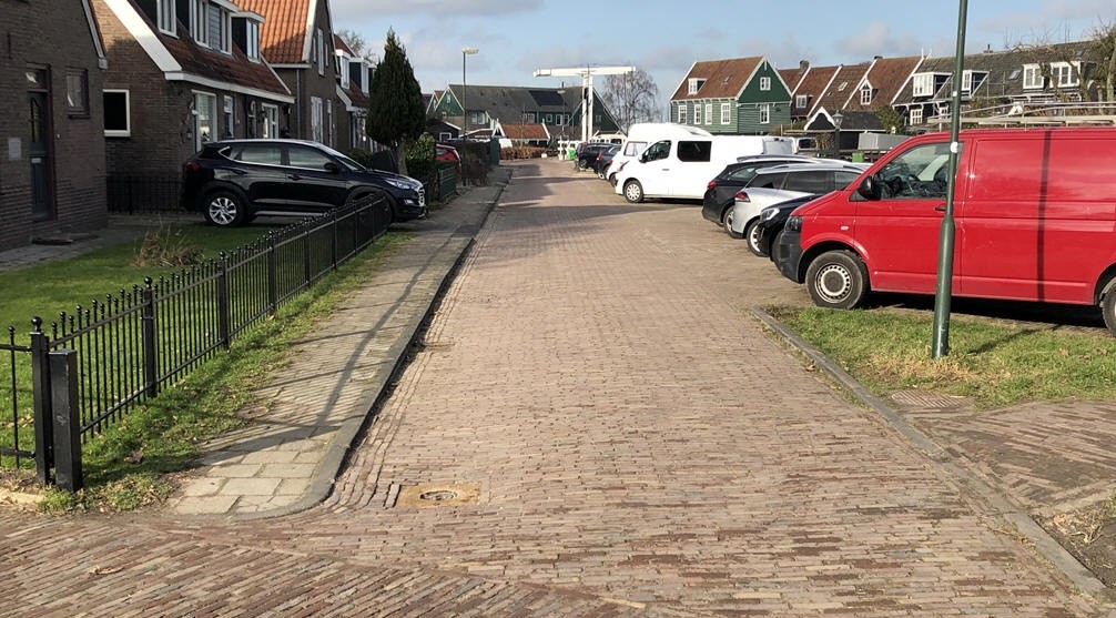 Her-bestraten Buurterstraat 5 t/m 17 op Marken