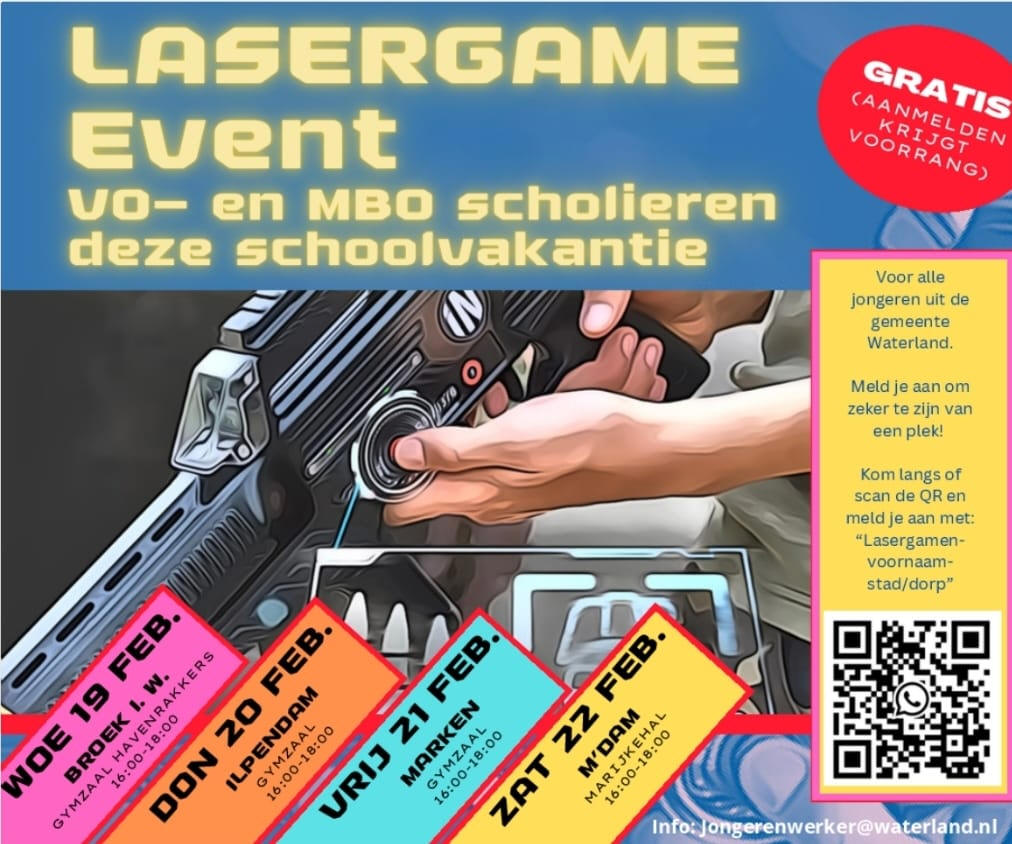 Lasergame Event voor VO- en MBO scholieren