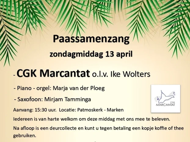 Paassamenzang Christelijk Gemengd Koor 'Marcantat'