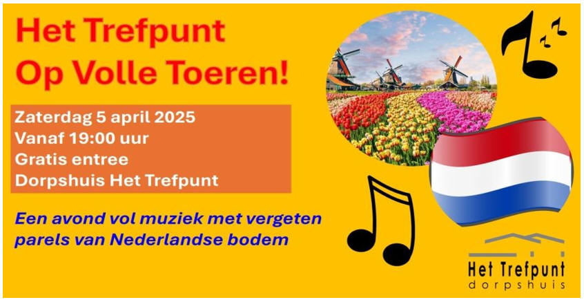 Heb jij je Top 5 voor 'Het Trefpunt Op Volle Toeren' al ingeleverd?