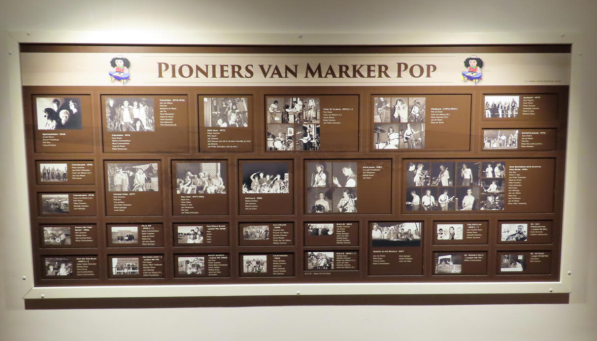 Wall of Fame voor voormalige Marker bandjes onthuld in Het Trefpunt