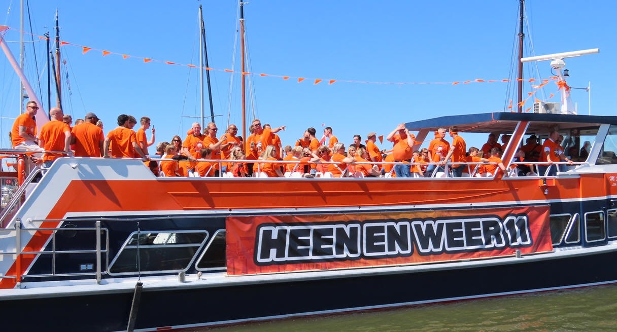 FC Volendam start viering kampioenschap op Marken