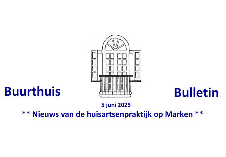 Buurthuis Bulletin juni 2025
